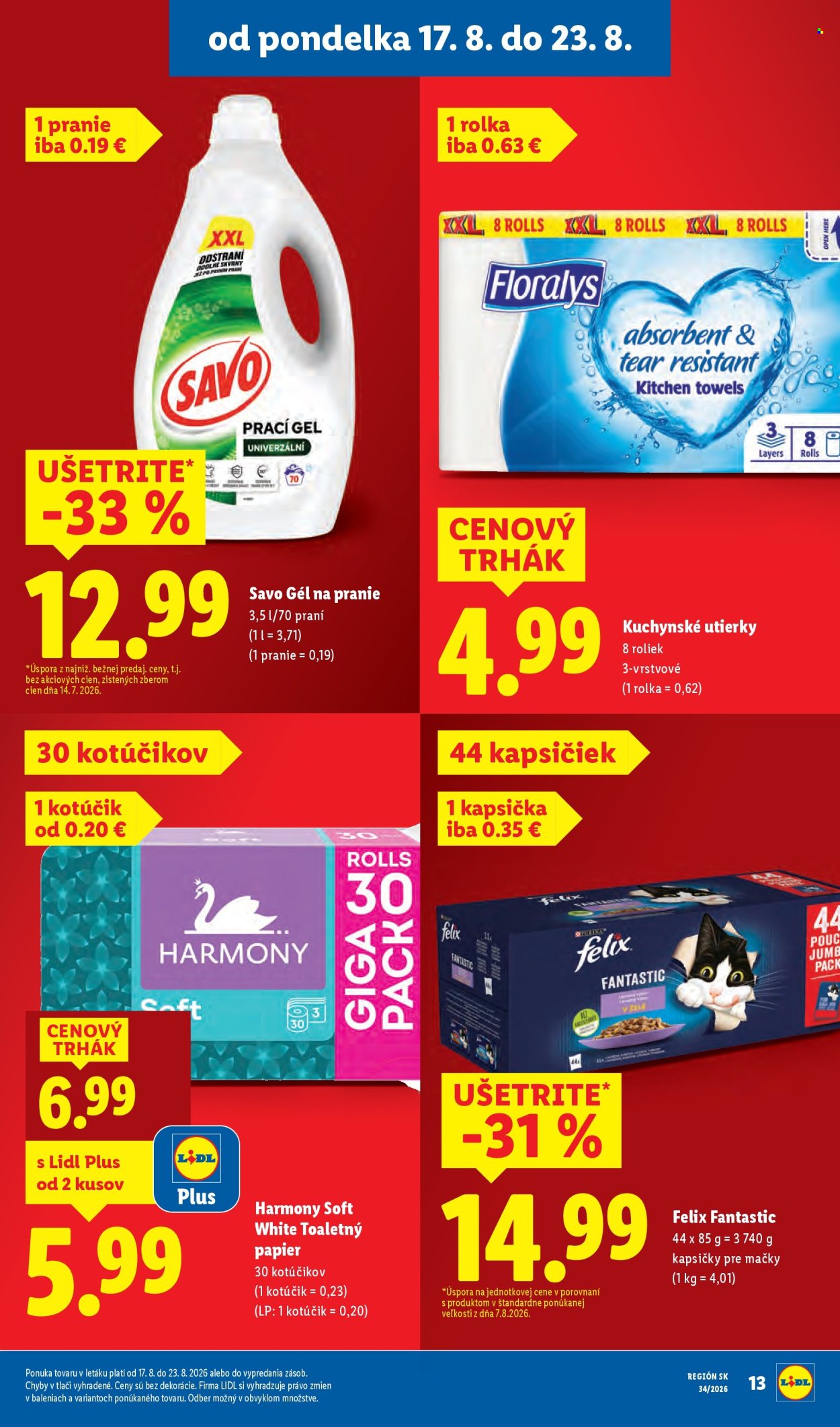Leták Lidl - 17.8.2026 - 23.8.2026. Strana 17