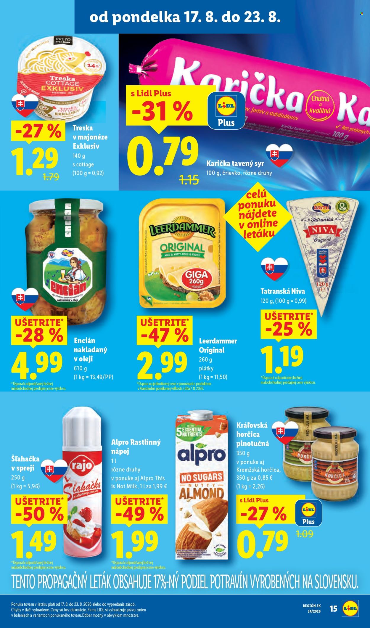Leták Lidl - 17.8.2026 - 23.8.2026. Strana 19