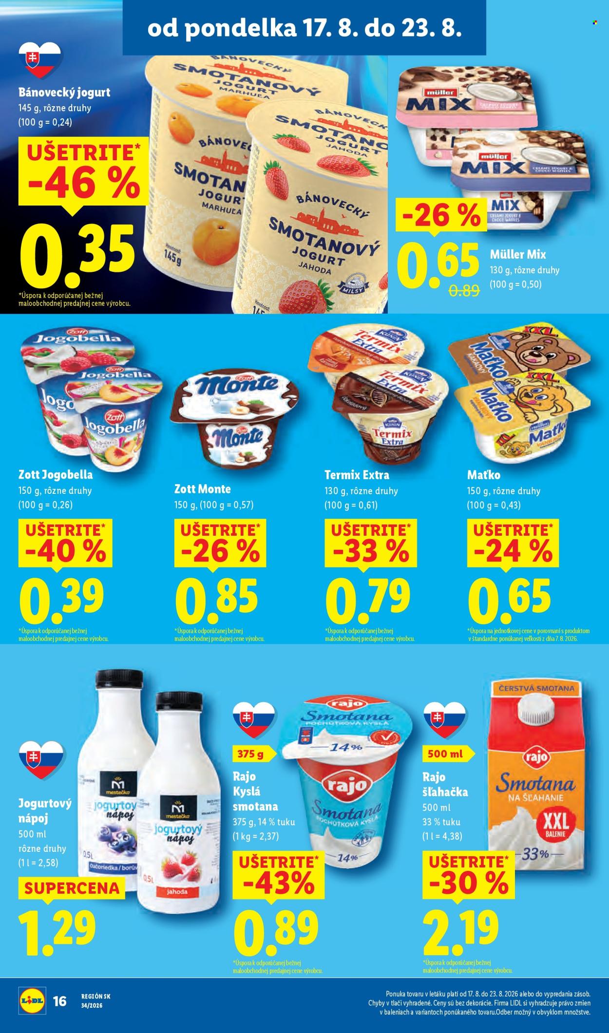 Leták Lidl - 17.8.2026 - 23.8.2026. Strana 20