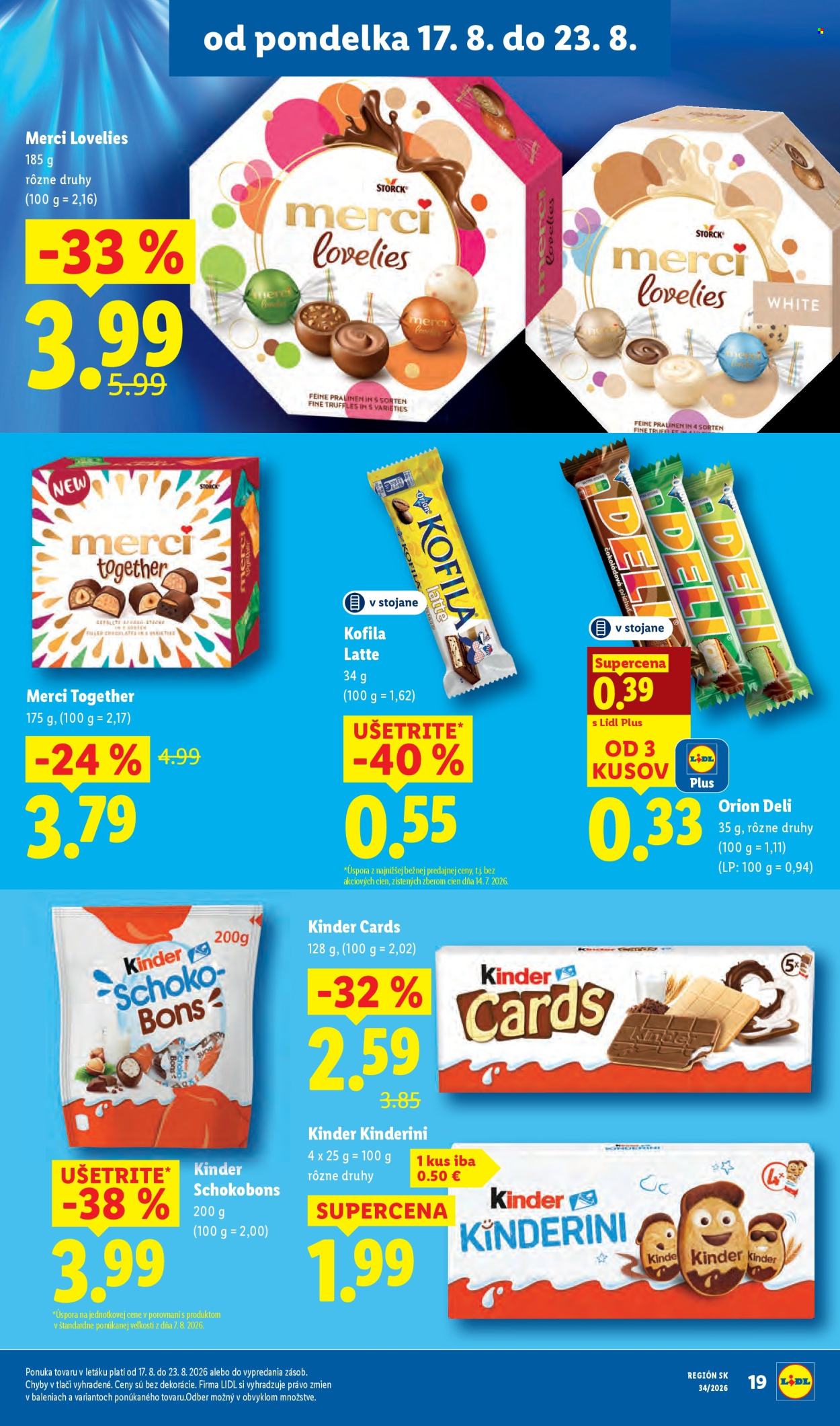 Leták Lidl - 17.8.2026 - 23.8.2026. Strana 23