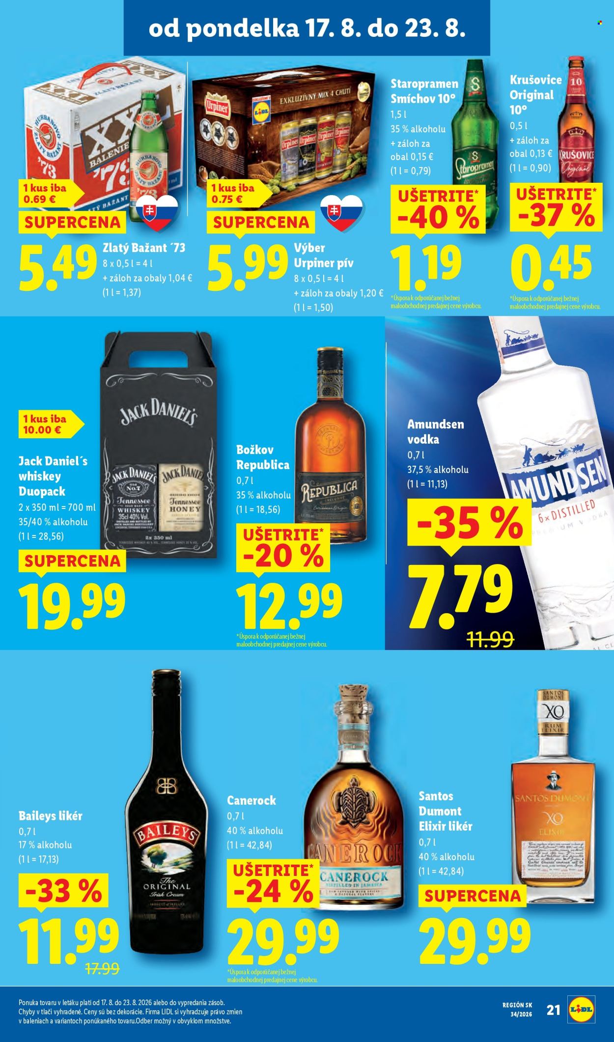 Leták Lidl - 17.8.2026 - 23.8.2026. Strana 25