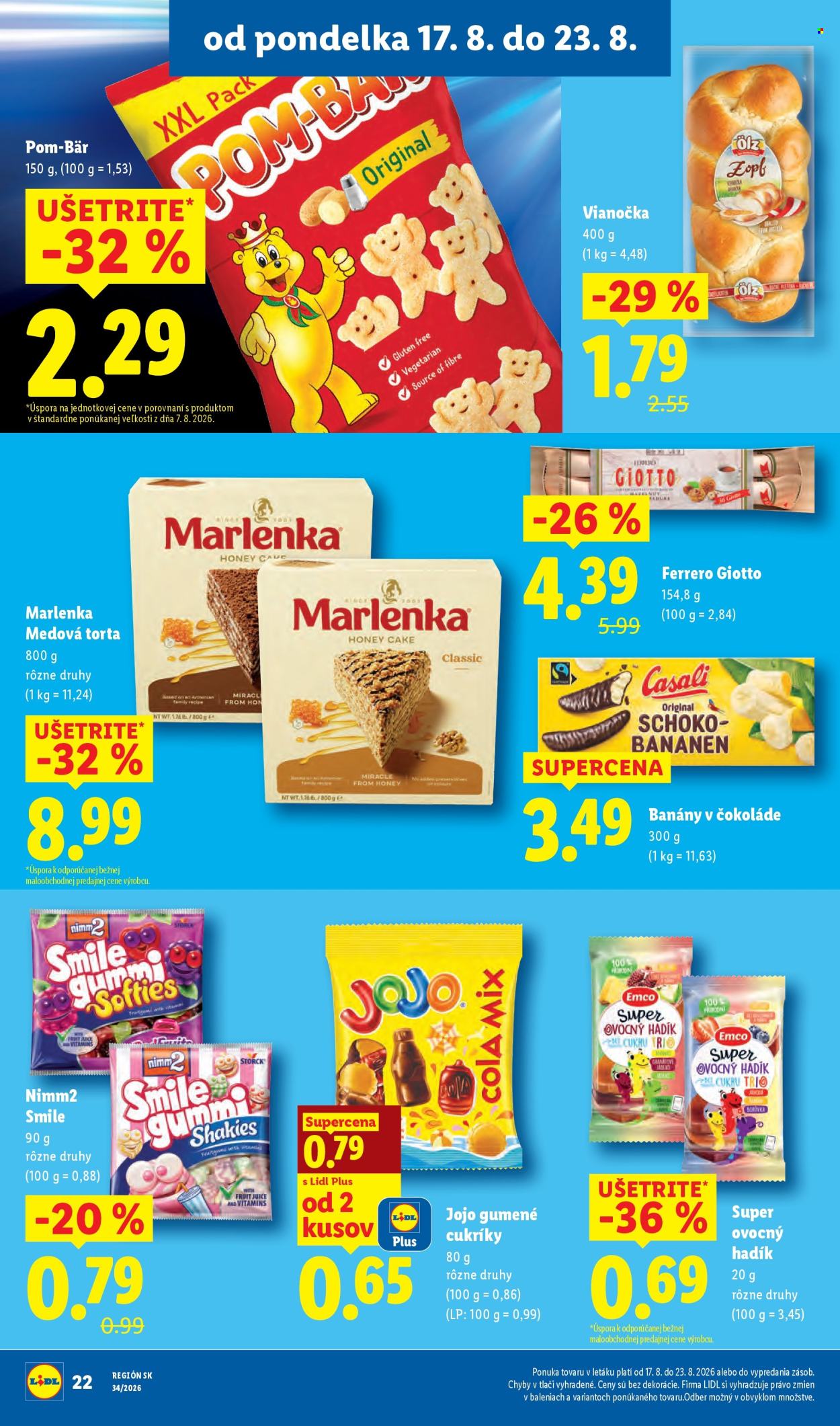 Leták Lidl - 17.8.2026 - 23.8.2026. Strana 26