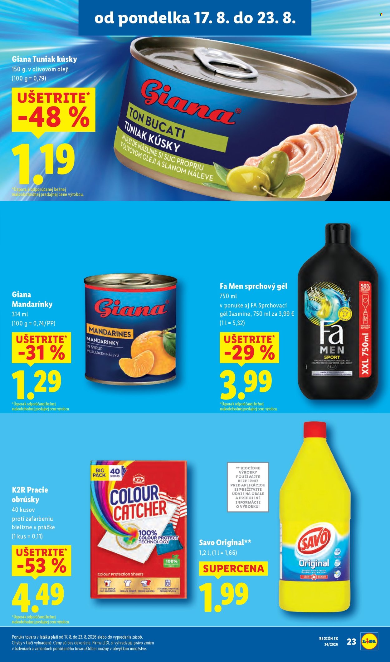 Leták Lidl - 17.8.2026 - 23.8.2026. Strana 27