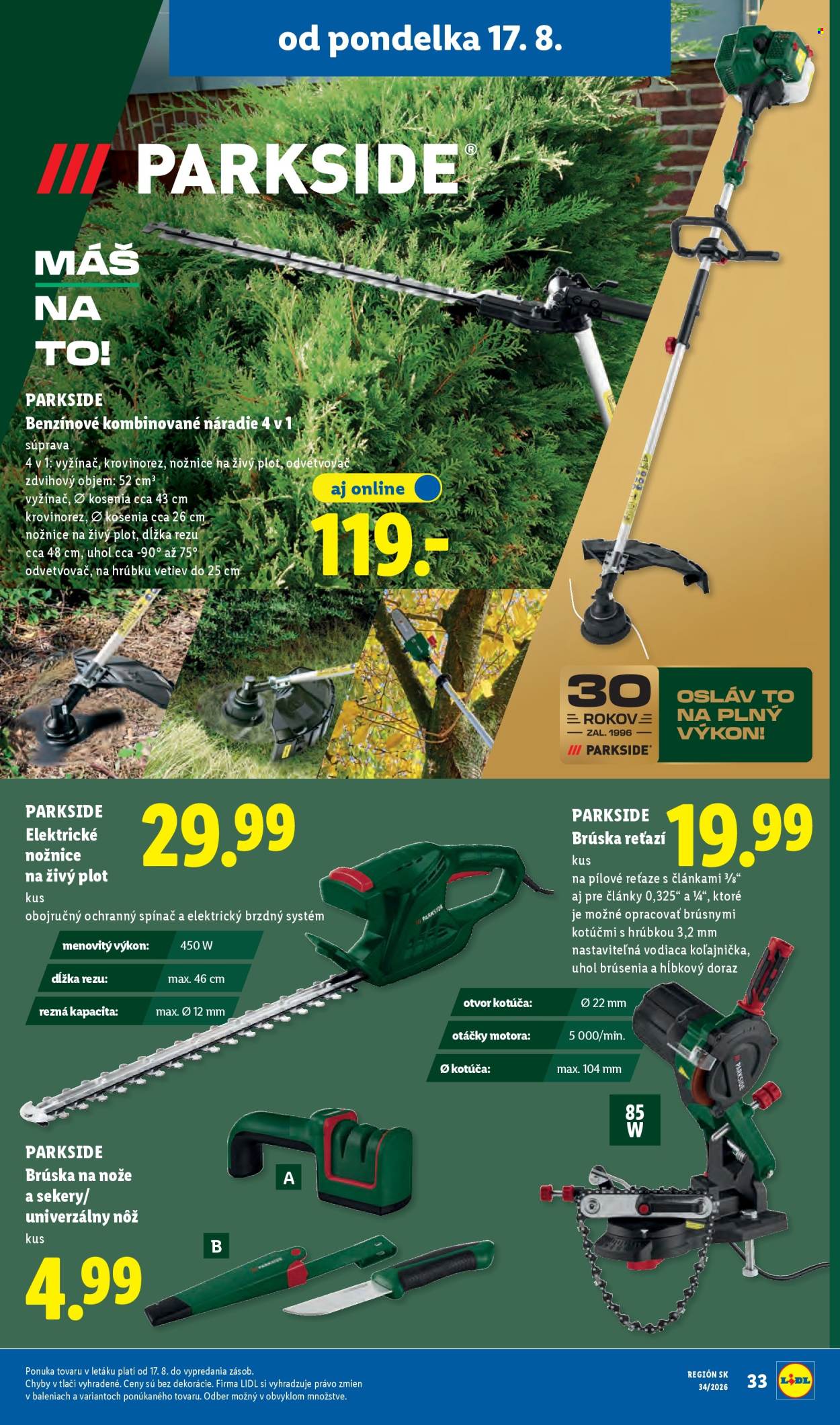 Leták Lidl - 17.8.2026 - 23.8.2026. Strana 47
