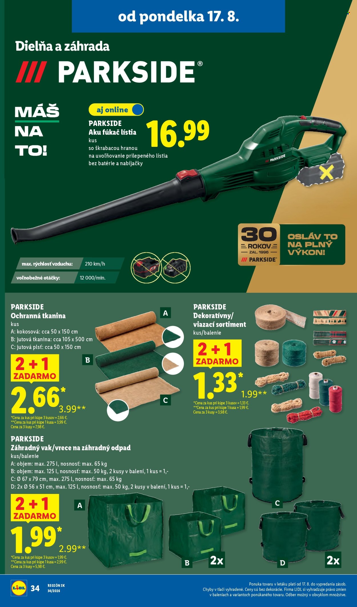 Leták Lidl - 17.8.2026 - 23.8.2026. Strana 48