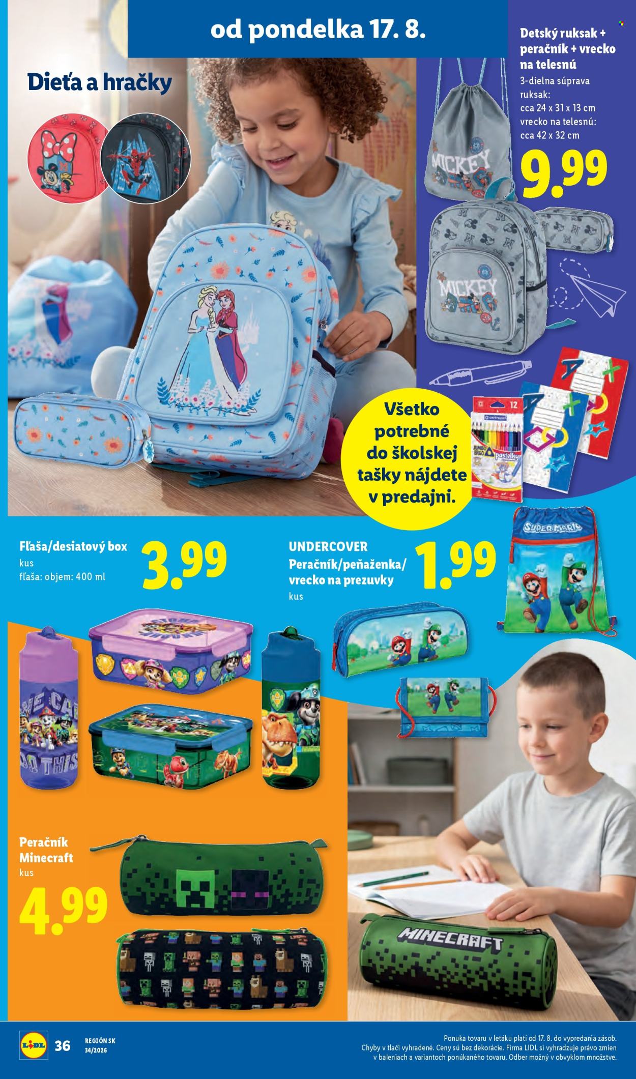 Leták Lidl - 17.8.2026 - 23.8.2026. Strana 52