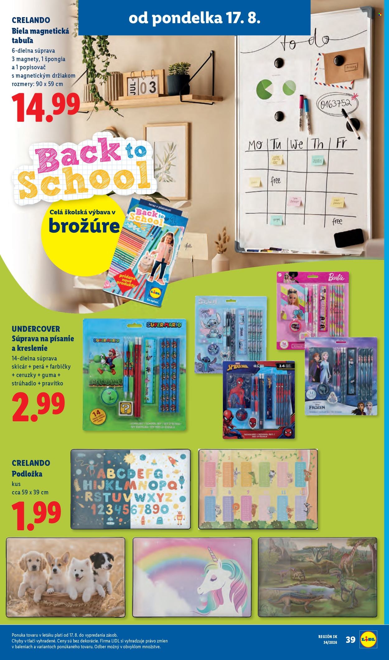 Leták Lidl - 17.8.2026 - 23.8.2026. Strana 55