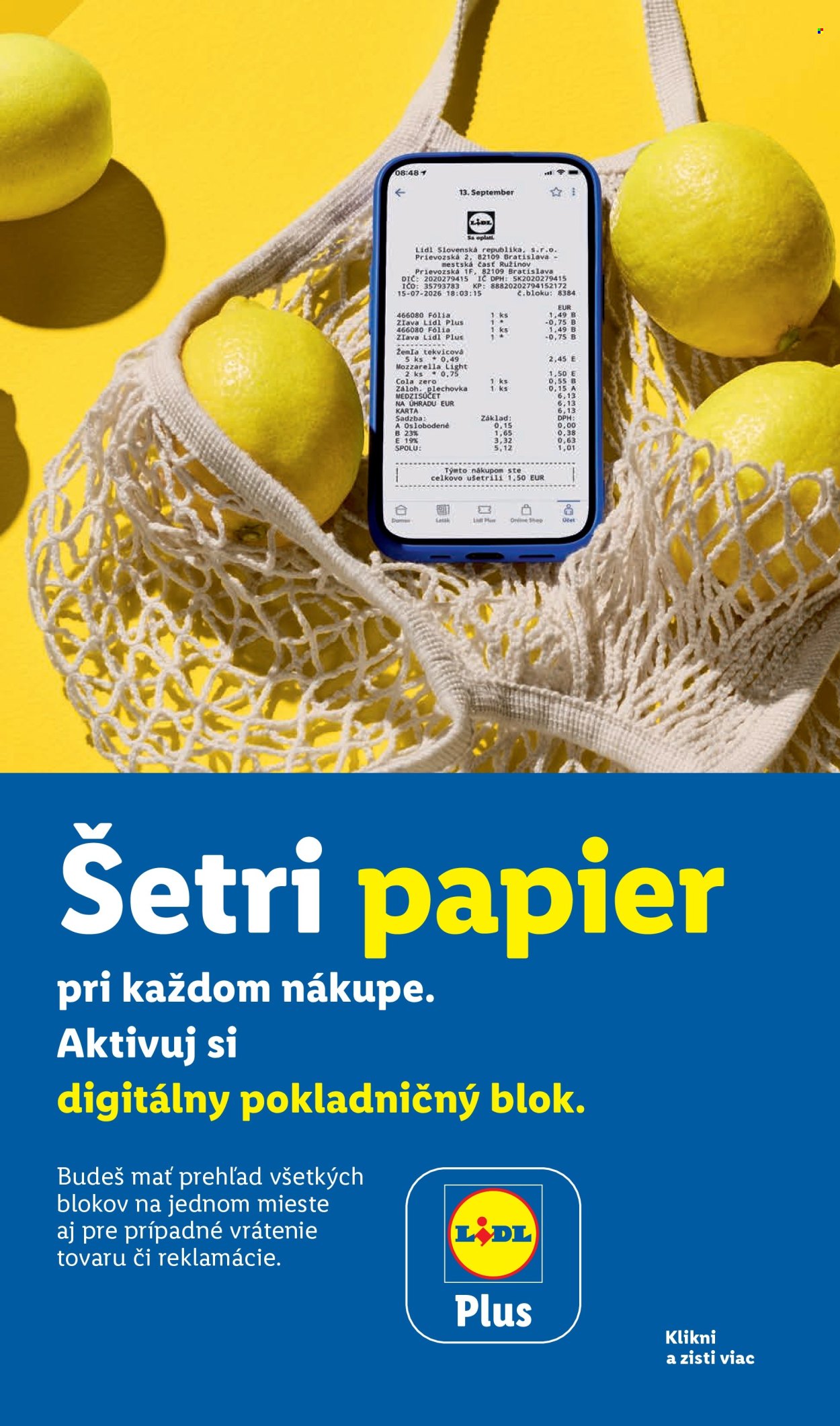 Leták Lidl - 17.8.2026 - 23.8.2026. Strana 62