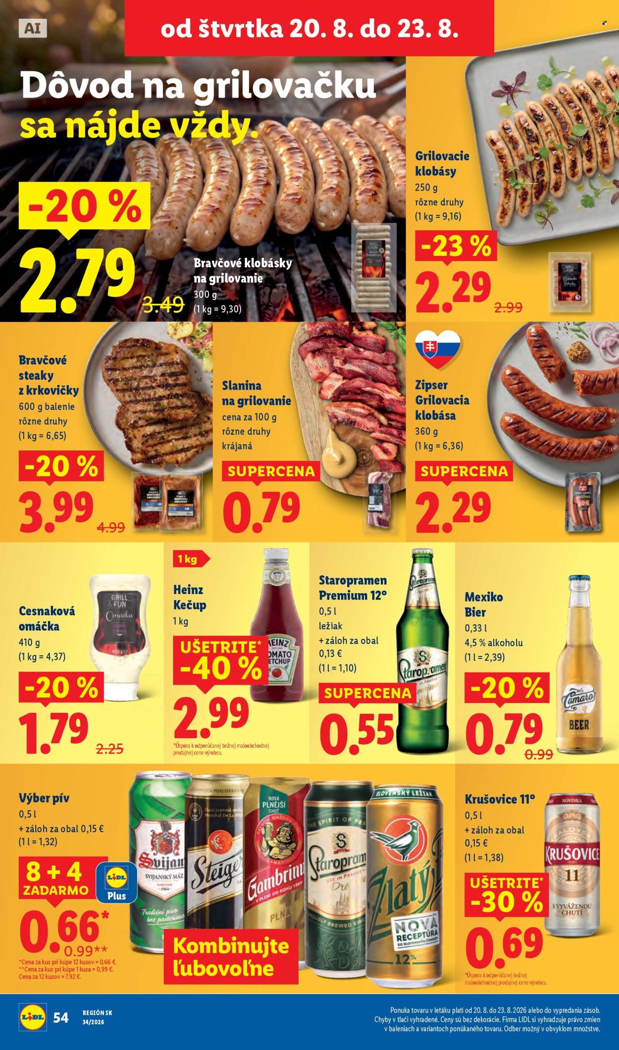 Leták Lidl - 17.8.2026 - 23.8.2026. Strana 68
