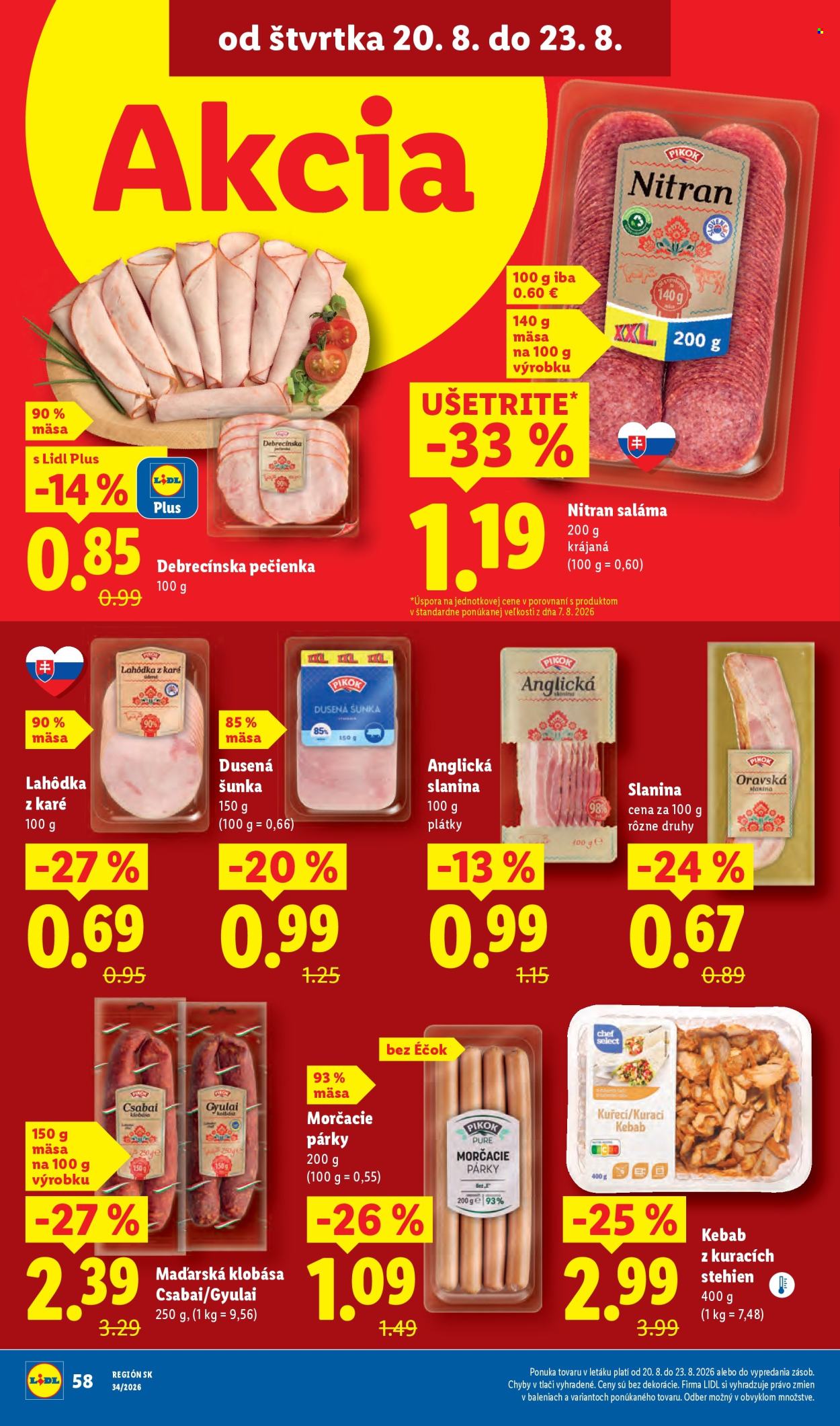 Leták Lidl - 17.8.2026 - 23.8.2026. Strana 76
