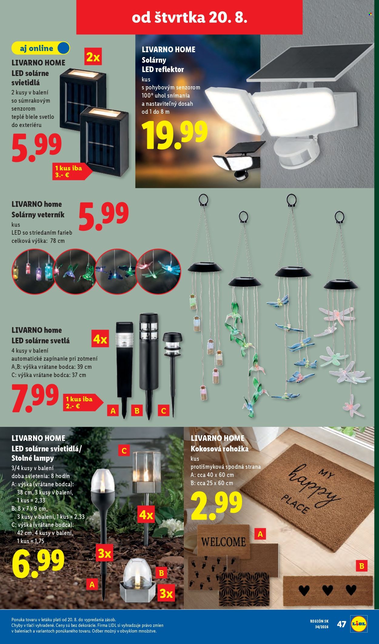 Leták Lidl - 17.8.2026 - 23.8.2026. Strana 87