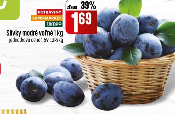 Slivky modré voľné 1 kg