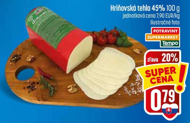 Hriňovská tehla 45% 100 g