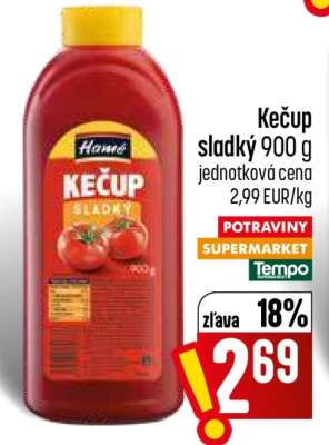 Kečup sladký 900 g