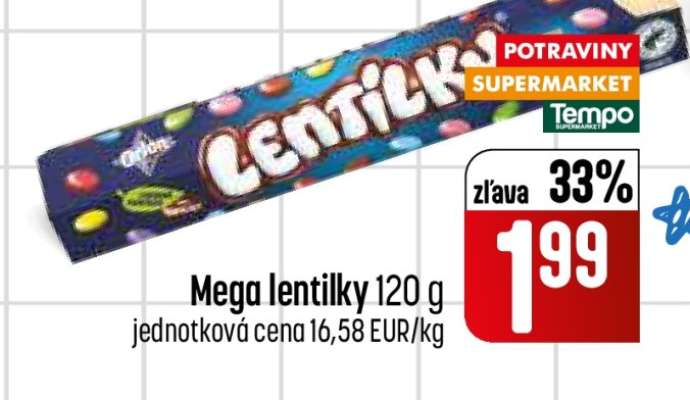 Mega lentilky 120 g