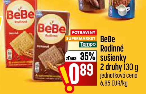 BeBe Rodinné sušenky