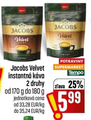 Jacobs Velvet instantná káva