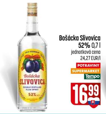 BOŠÁCKA SLIVOVICA