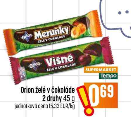 ORION Želé v čokoláde