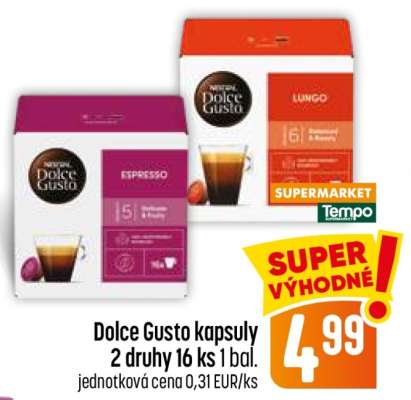 Dolce Gusto kapsuly