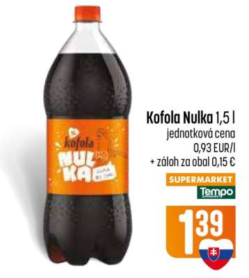 Kofola Nulka 1,5 l