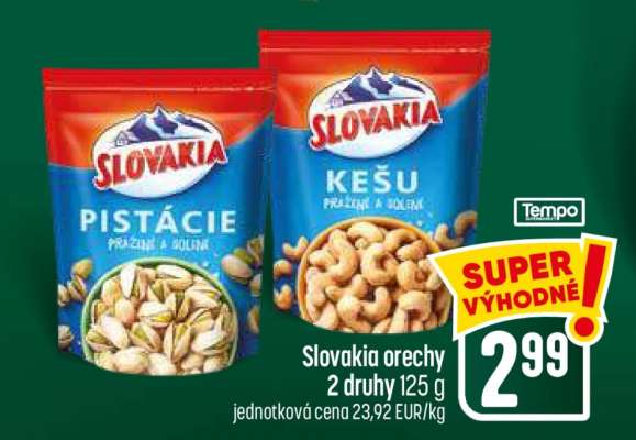 Slovakia ořechy