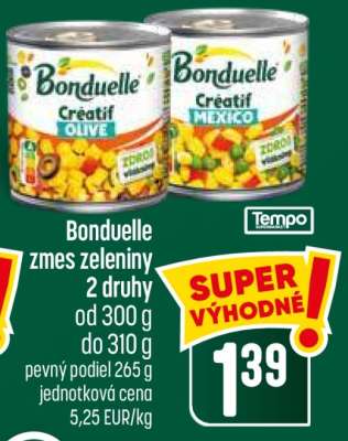 Bonduelle zmes zeleniny