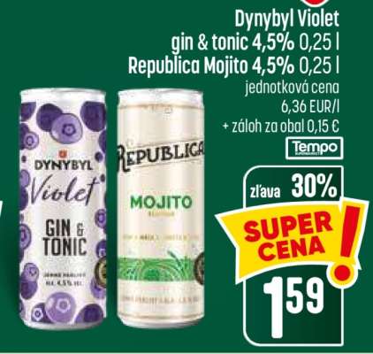 Dynybyl Violet Gin & Tonic / Republica Mojito