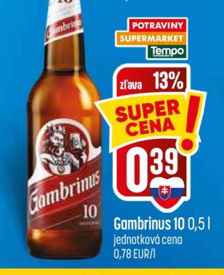 Gambrinus 10%