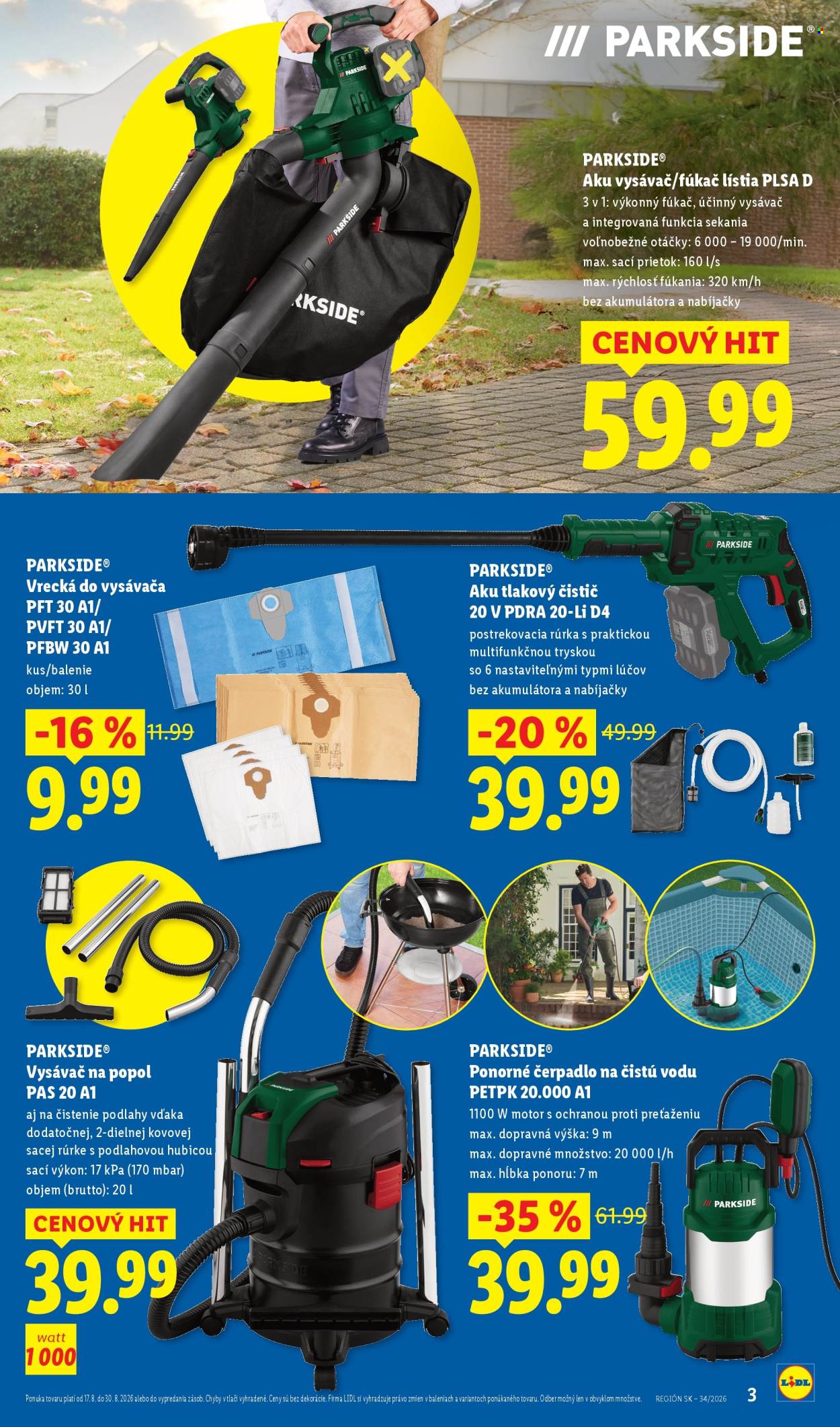 Leták Lidl - 17.8.2026 - 30.8.2026. Strana 3