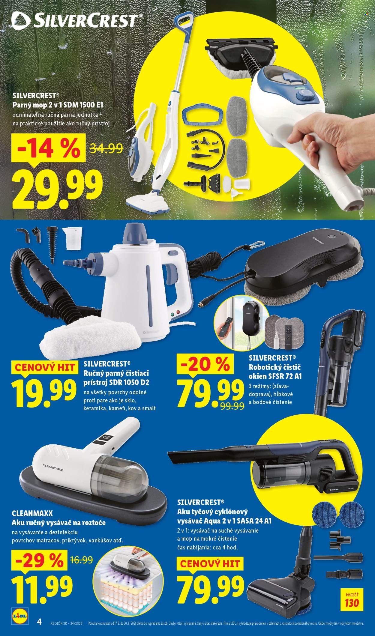Leták Lidl - 17.8.2026 - 30.8.2026. Strana 4