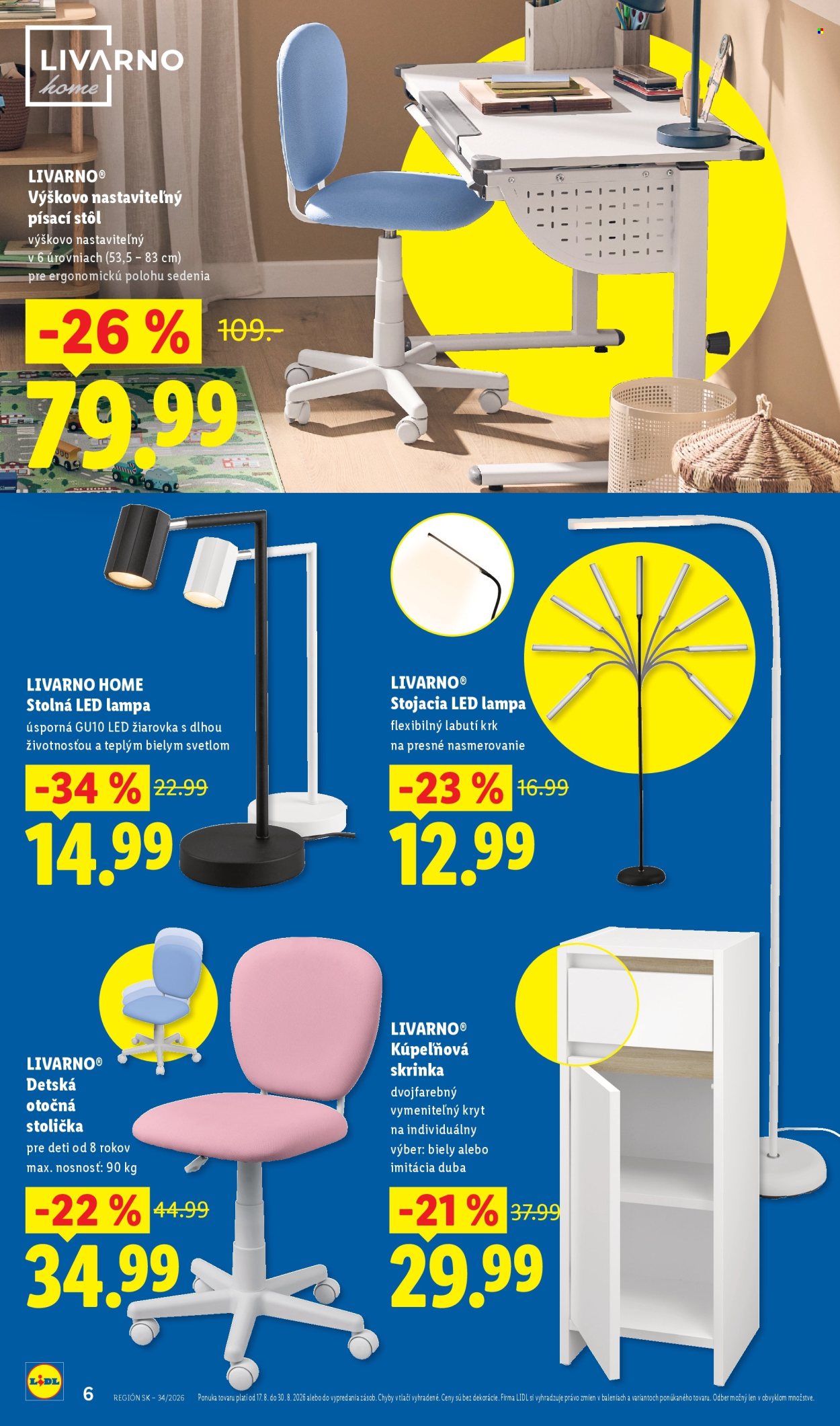 Leták Lidl - 17.8.2026 - 30.8.2026. Strana 6