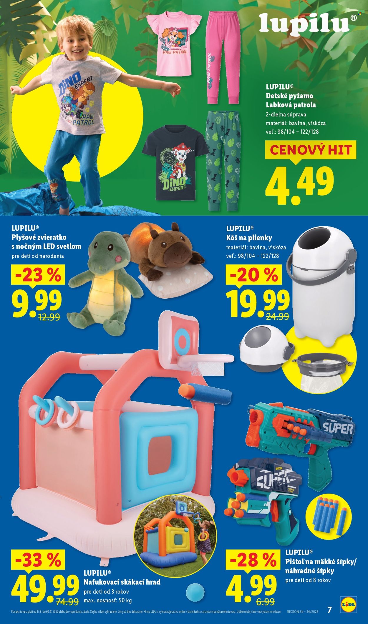 Leták Lidl - 17.8.2026 - 30.8.2026. Strana 7