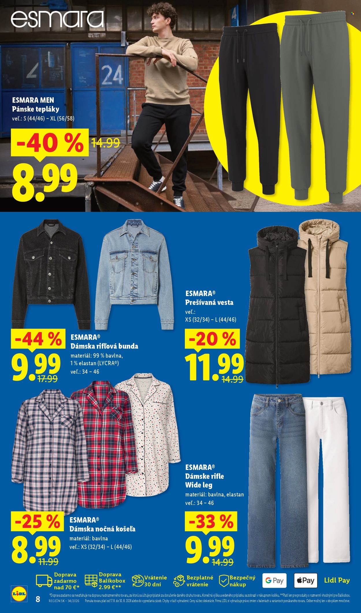Leták Lidl - 17.8.2026 - 30.8.2026. Strana 8