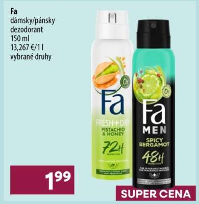 Fa dámsky/pánsky dezodorant