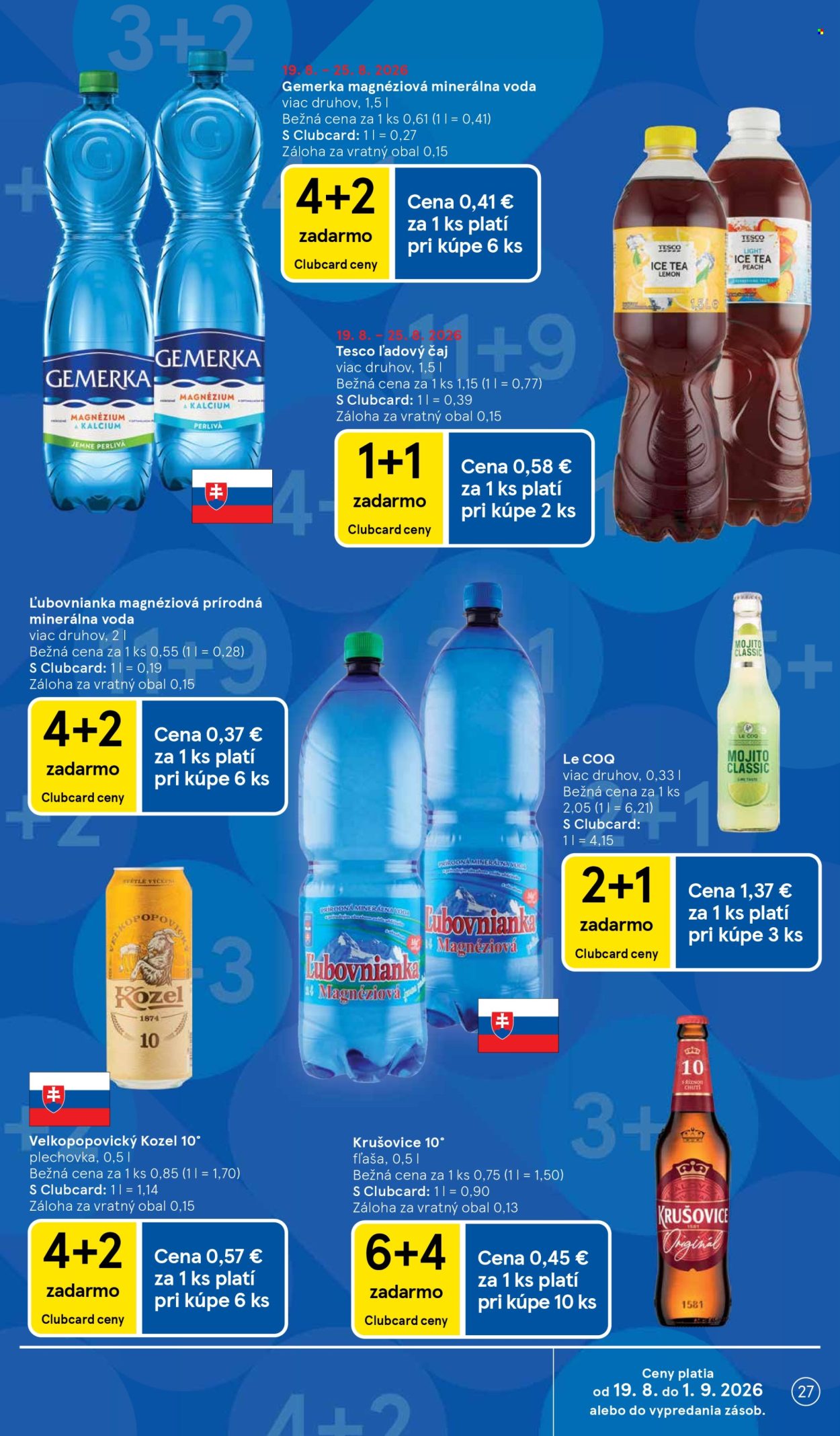 Leták TESCO - 19.8.2026 - 25.8.2026. Strana 27