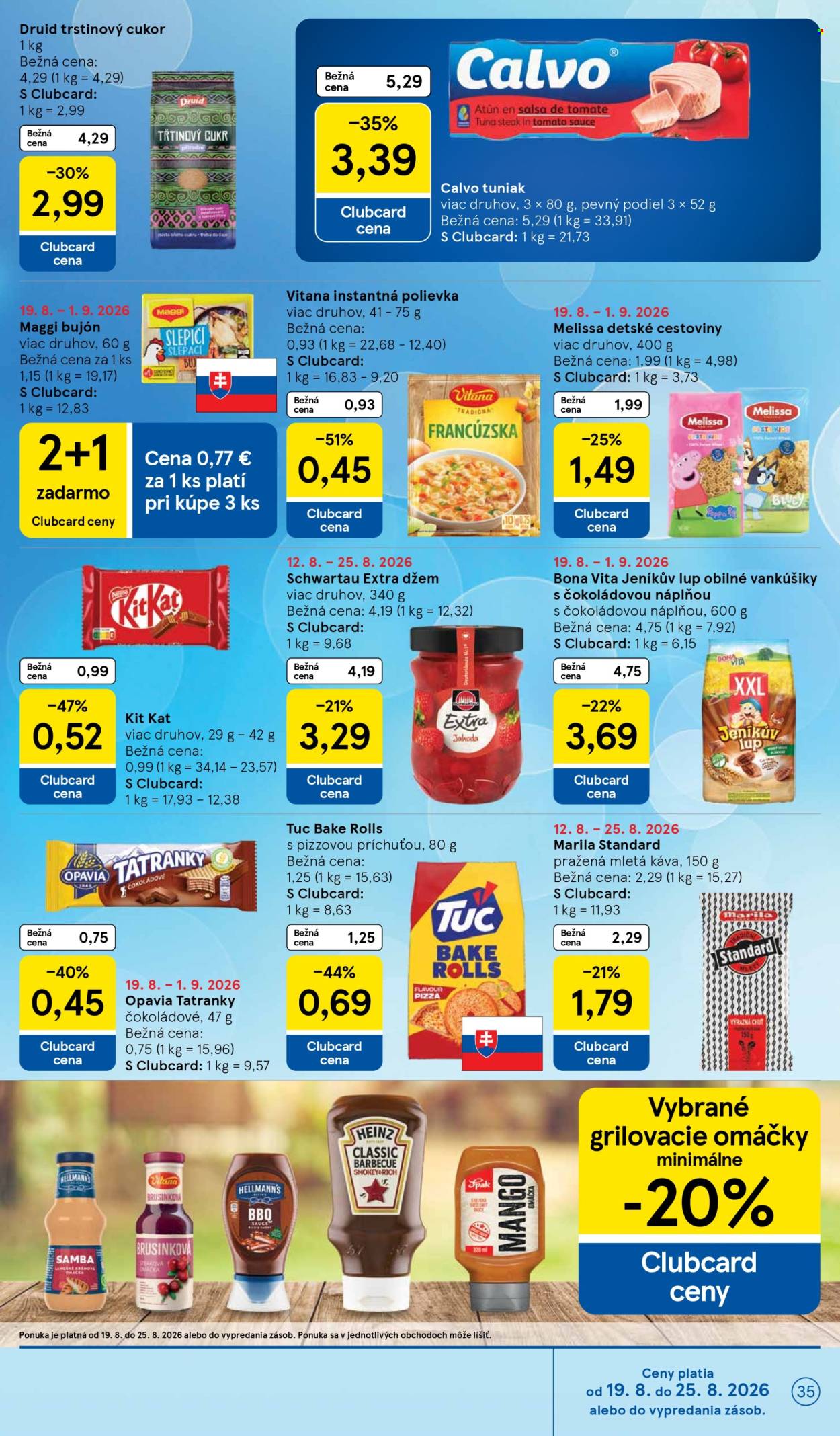 Leták TESCO - 19.8.2026 - 25.8.2026. Strana 35