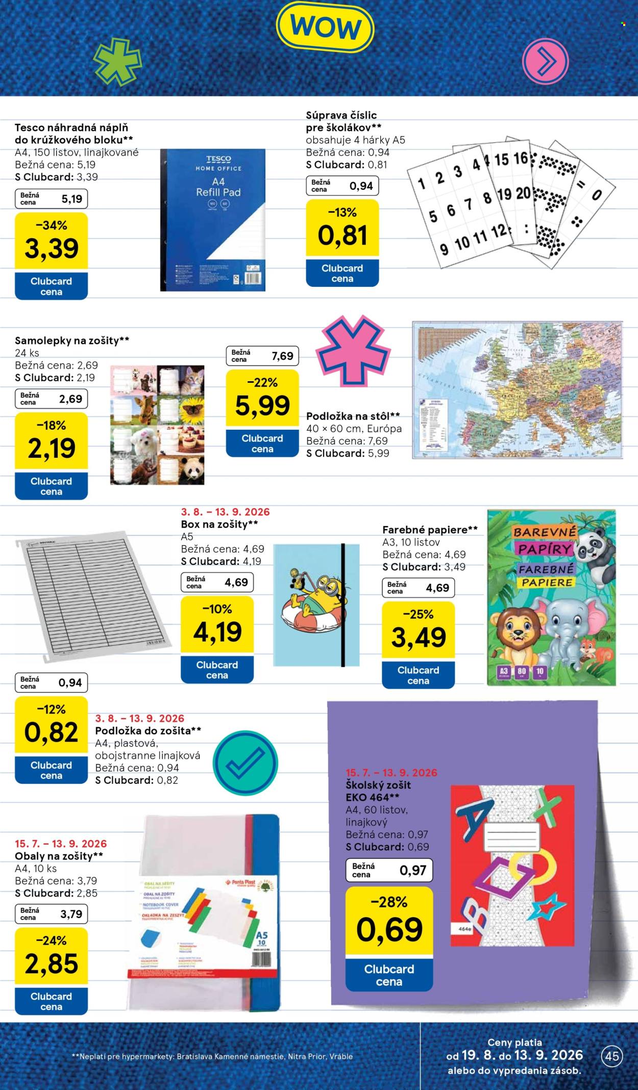 Leták TESCO - 19.8.2026 - 25.8.2026. Strana 45