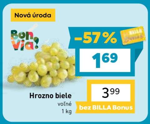 Hrozno biele