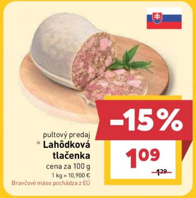 Lahôdková tlačenka