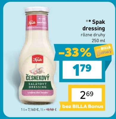 Spak dressing