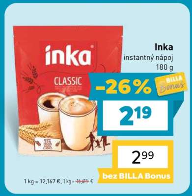 Inka instantný nápoj 180 g