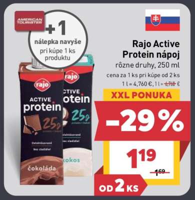 Rajo Active Protein nápoj