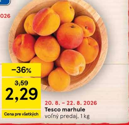 Tesco marhule