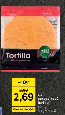 aly paradajková tortilla**