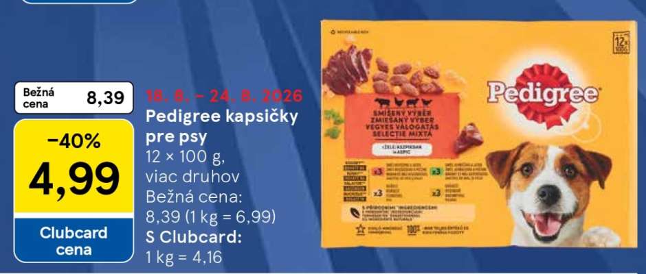 PEDIGREE Kapsičky pre psy