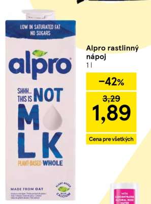Alpro rastlinný nápoj
