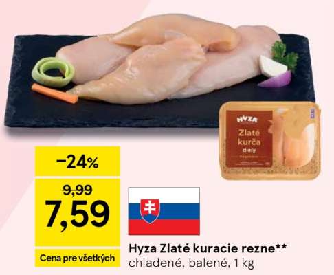 HYZA Zlaté kuracie rezne