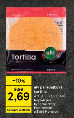 aly paradajková tortilla**