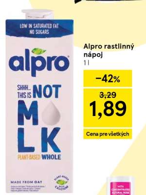 Alpro rastlinný nápoj